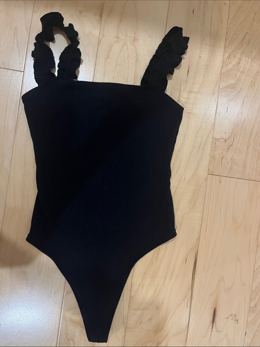 Aritzia straight neck bodysuit